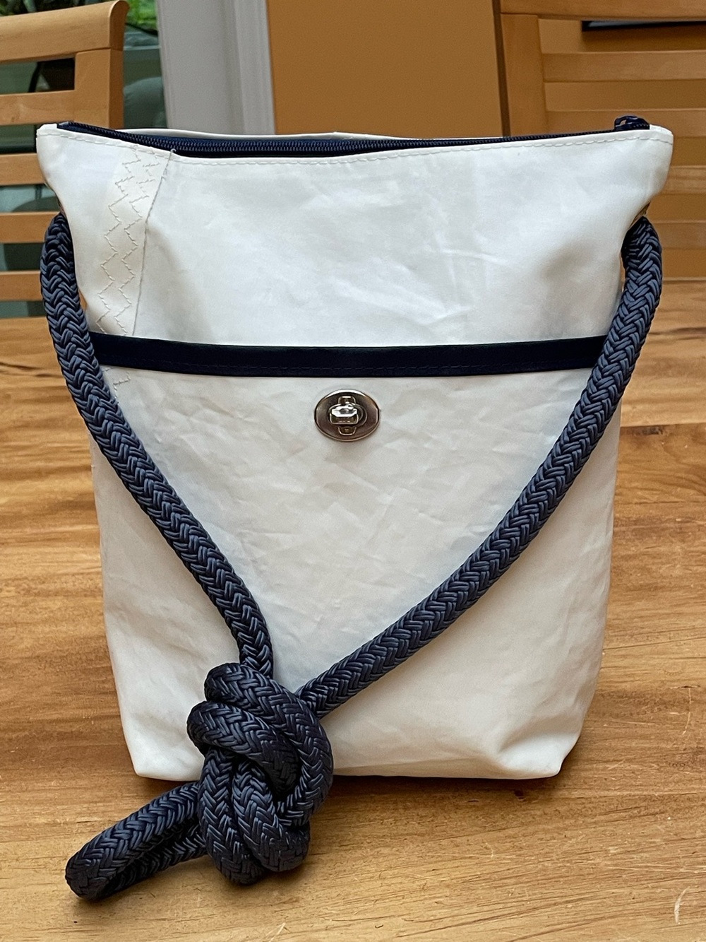 Nautical style Shoulder Bag Made with Up cycled Boat Sail Shoulder Bag
